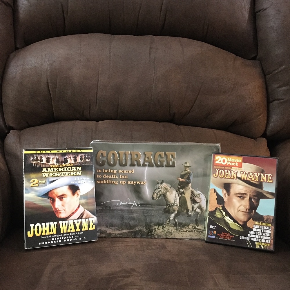 John Wayne DVDs & sign allotment